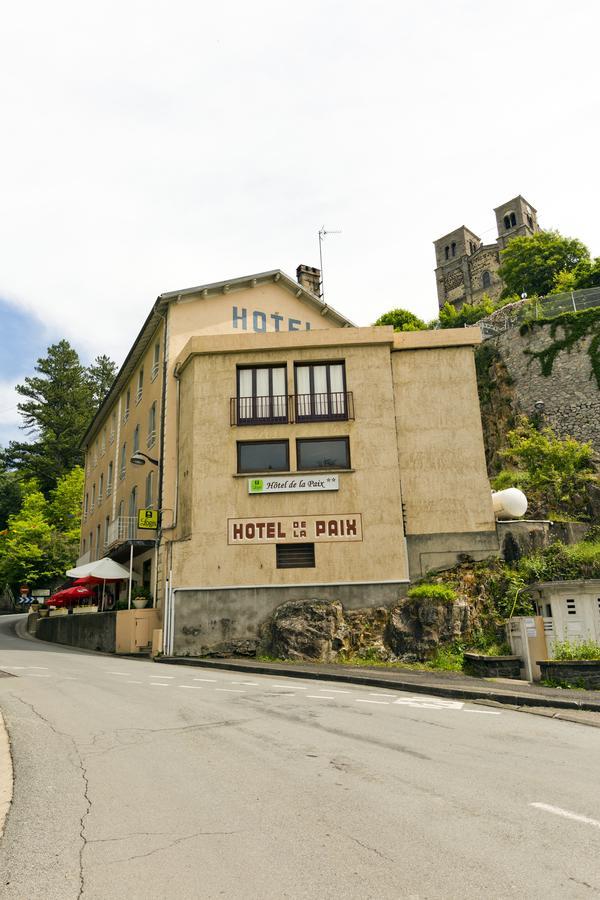 Logis Hotel De La Paix Saint-Nectaire Dış mekan fotoğraf