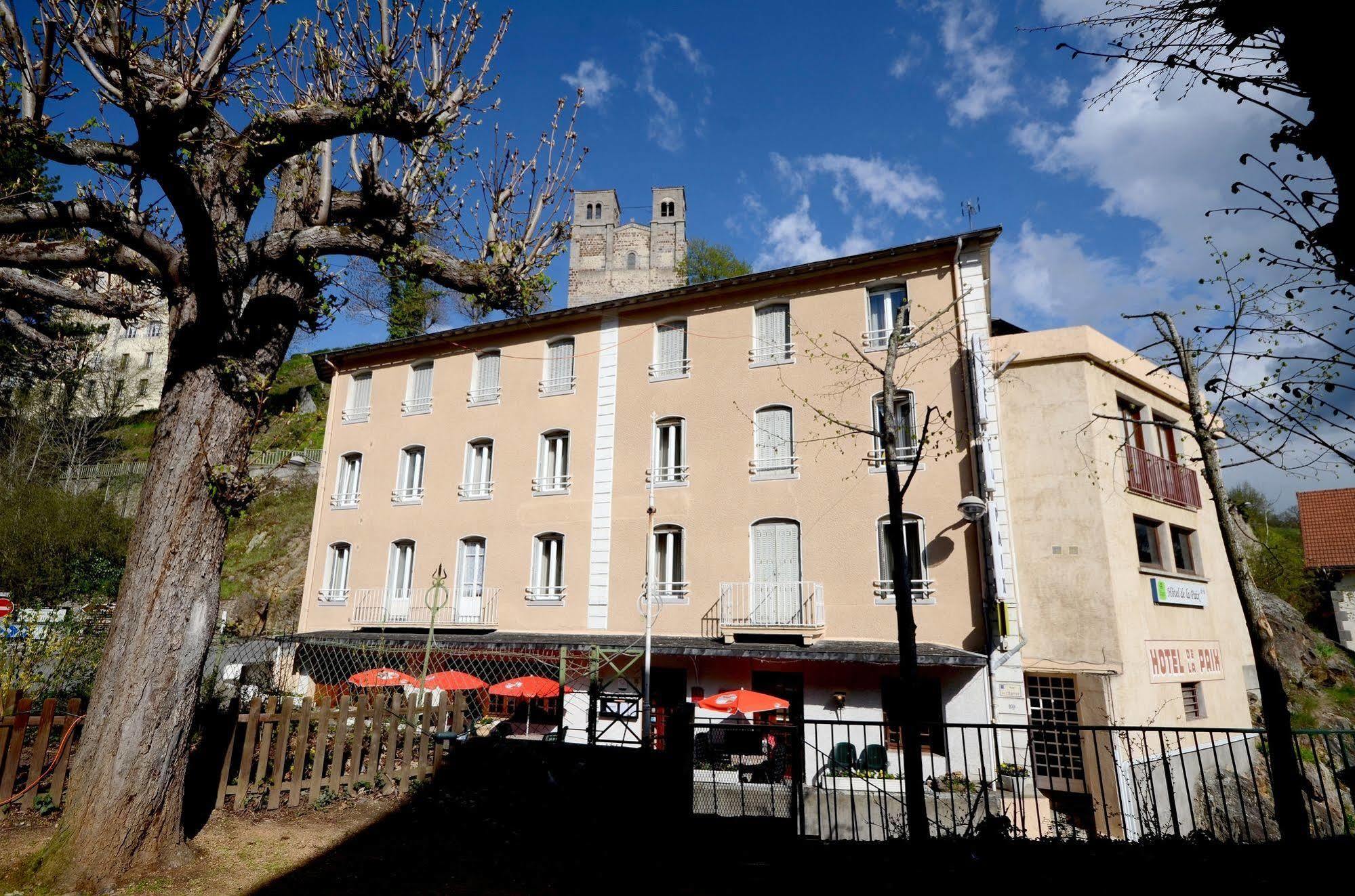 Logis Hotel De La Paix Saint-Nectaire Dış mekan fotoğraf